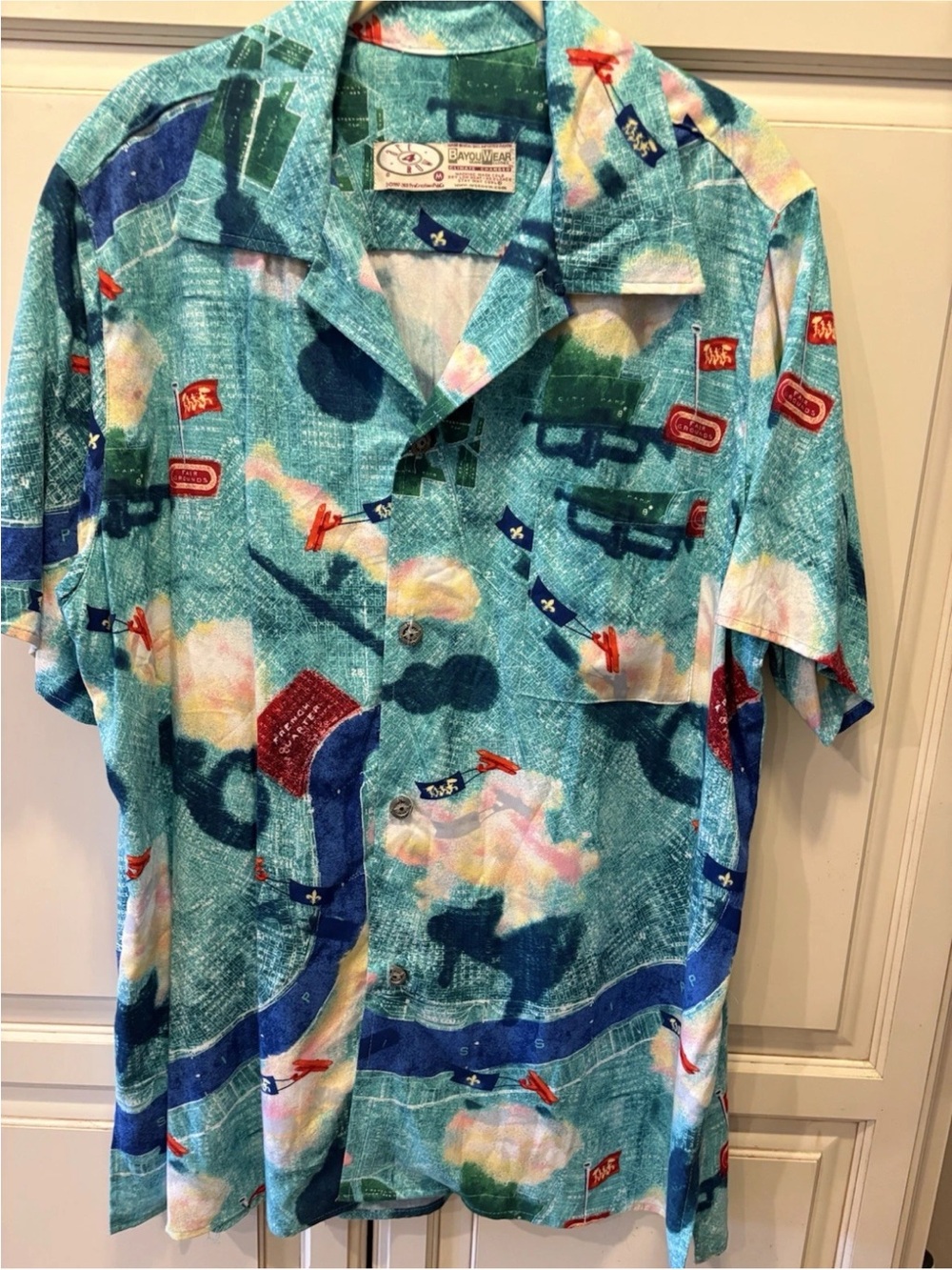 Bayou Wear Men’s Shirt Size Medium Jazz Fest New Orleans